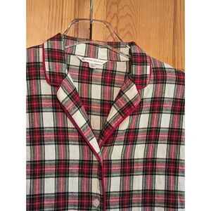 Brooks Brothers Tartan Plaid Womens  Flannel‎ Pajama Shirt